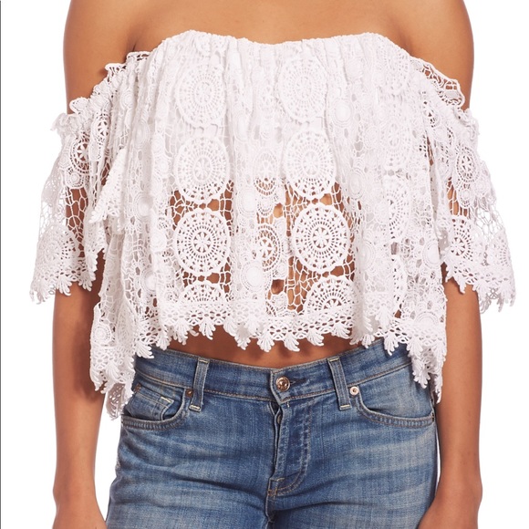 Tularosa Tops - Tularosa Crotchet Top